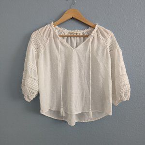X-Small Flowy Cropped Top